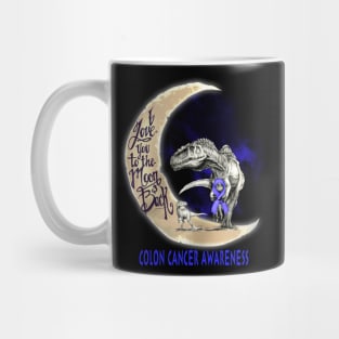 colon cancer dinosaur moon Mug